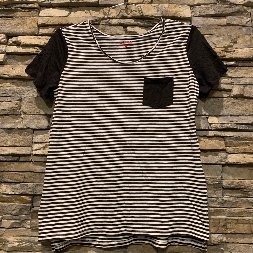 BONGO Striped pocket tee